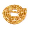 Baking Paint Crackle Glass Beads Strands DGLA-N019-02A-01-2