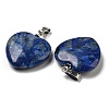 Natural Sodalite Pendants G-G956-B72-FF-2