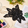 MAYJOYDIY US 1Pc 3D Flower Lace Appliques DIY-MA0005-03B-4