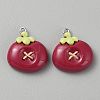 Opaque Resin Pendants CRES-CJC0011-004D-P-1