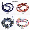 16 Strands Natural Agate & Banded Agate & Crackle Agate Beads CLSA-A0001-01-1