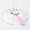 Cotton Thread Tassels Wine Glass Charms AJEW-JO00152-03-2