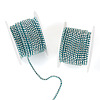 2 Roll Electrophoresis Iron Rhinestone Strass Chains CHC-TA0001-38B-3