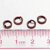90pcs Red Copper Color Brass Jump Rings X-JRC6MM-R-3