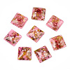 Transparent Resin Cabochons CRES-P019-05E-1