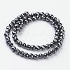 Magnetic Synthetic Hematite Beads Strands HEMA-6D-1-2
