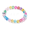 8.5mm Round Synthetic Multi-Moonstone Stretch Bracelets for Women BJEW-JB10421-01-1