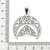 Non-Tarnish 201 Stainless Steel Pendants STAS-U003-14P-3