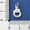 990 Sterling Silver Dragon Charms with Jump Rings STER-M119-07B-S-3