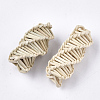 Handmade Reed Cane/Rattan Woven Beads WOVE-T006-028A-2