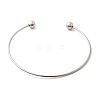 1.8MM 201 Stainless Steel Cuff Bangle Making BJEW-Z144-01P-02-1