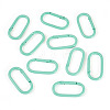 10Pcs Alloy Spring Gate Rings FIND-TA0009-25M-2