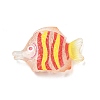 Transparent Resin Pendants RE-CBA098D-01E-1