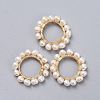 Natural Cultured Freshwater Pearl Pendants X-PALLOY-JF00380-1