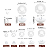 288Pcs 8 Style 1-Hole Plastics Shank Button DIY-PH0017-77-2