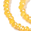 Baking Electroplate Glass Beads Strands LS-DGLA-A039-J4mm-B13-3