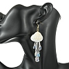 Shell & Glass Seed Bead Dangle Earrings EJEW-MZ00740-02-2