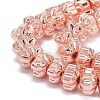 Non-magnetic Synthetic Hematite Beads Strands G-H270-02RG-3