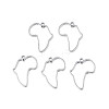 Non-Tarnish Africa Map 201 Stainless Steel Connector Charms STAS-T063-168P-1