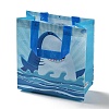Cartoon Printed Shark Non-Woven Reusable Folding Gift Bags with Handle ABAG-F009-D02-1