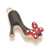 Alloy Enamel Stilettos Pendants ENAM-S115-041A-2