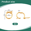 2Pcs 925 Sterling Silver Twister Clasps FIND-AR0006-31-4