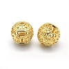 Hollow Brass Beads KK-L184-66C-2