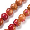 Natural Multi-Color Agate Beads Strands G-A261-B12-14mm-2