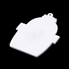 Opaque Resin Pendants RESI-P029-01C-2