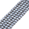 Electroplate Glass Beads Strands EGLA-A034-P3mm-A16-1
