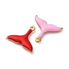 304 Stainless Steel Enamel Charms STAS-Q363-14A-G-2