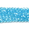 Transparent Electroplate Glass Beads Strands LS-EGLA-A039-T4mm-A19-1