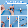 Alloy European Style Clasps PDLC-PH0001-01-4