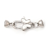 Brass Lobster Claw Clasps KK-U059-50P-1