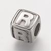 Tarnish Resistant 304 Stainless Steel European Beads STAS-E115-P-R-1