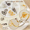 36Pcs Brass Clip-on Earring Findings KK-PH0021-01M-4