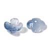 Baking Paint Glass Bead Caps GLAA-S202-04G-3