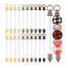 30Pcs 5 Colors Alloy Rivet Studs Pyramid Spikes FIND-PH0021-67-7