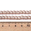 Baking Paint Pearlized Glass Pearl Round Bead Strands HY-Q003-6mm-11-01-4