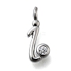 Brass Micro Pave Cubic Zirconia Pendants KK-B132-12P-I-1
