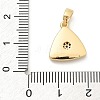 Brass Micro Pave Cubic Zirconia Pendents KK-M303-01G-09-3