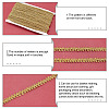 Sparkle Metallic Braided Ribbons MCOR-WH0003-04-4