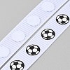 10 Yards Football Theme Polyester Printed Grosgrain Ribbon OCOR-WH0036-42A-2