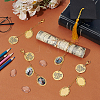 DIY Alloy Graduation Cap Pendant Decoration Making Kits HJEW-UN00050-4