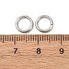 Tarnish Resistant 304 Stainless Steel Open Jump Rings X-STAS-Q186-02-8x1.2mm-4