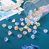  64pcs 8 style Handmade Lampwork Bead Caps LAMP-TA0001-07-11