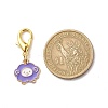Alloy Enamel Sheep Pendant Decorations X-HJEW-JM00706-4