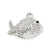 Alloy Rhinestone Pendants PALLOY-P313-12A-P-1