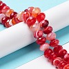 Natural Banded Agate/Striped Agate Beads Strands G-E605-A02-03E-2