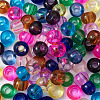 Craftdady 100Pcs 10 Colors Transparent Glass European Beads GLAA-CD0001-12-12